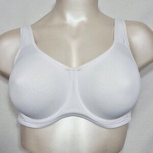 38DD SYROKAN High Impact Underwire Max Control Underwire Sports Bra White